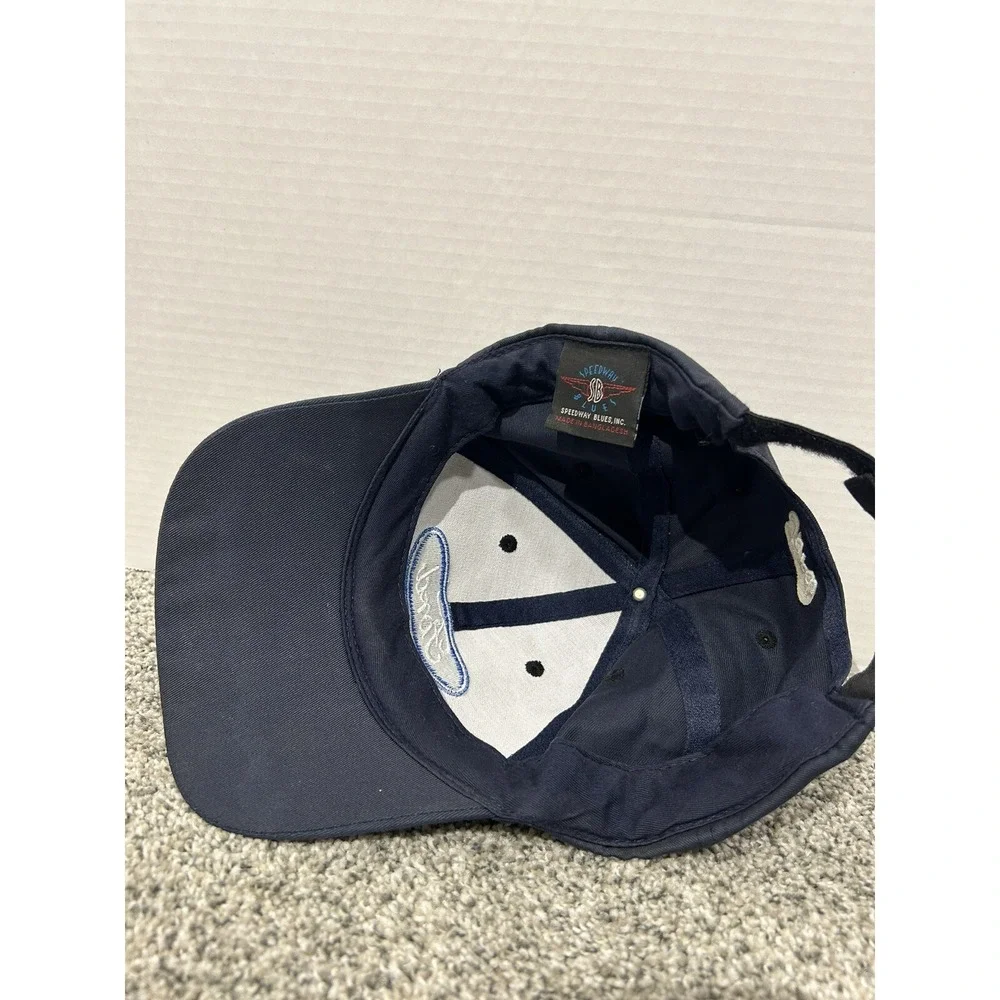 Ford Hat Speedway Blues Black with Blue Stripe - Picture 3 of 4